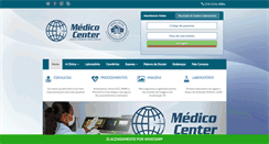 Desktop Screenshot of medicocenter.com.br