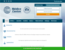 Tablet Screenshot of medicocenter.com.br